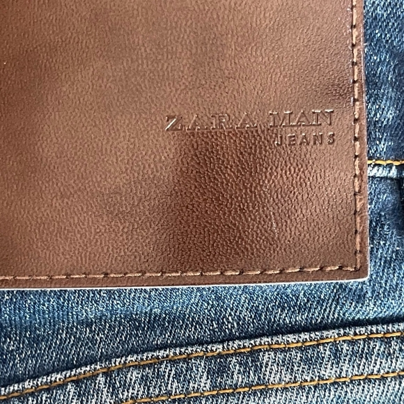 Men's Jeans Medium Wash Blue ZARA Skinny Fit Jeans Men’s Denim Size 30 - Picture 6 of 6